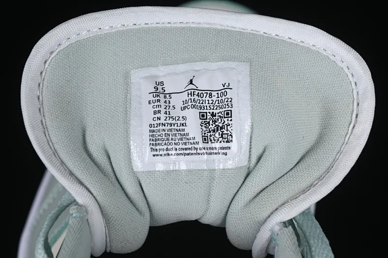 All categories Air Jordan Jordan series basketball shoes Air Jordan 1 Low Air Jordan 1 Low AJ1 Joe 1 amber green low-top cultural and casual sneakers HF4078-100